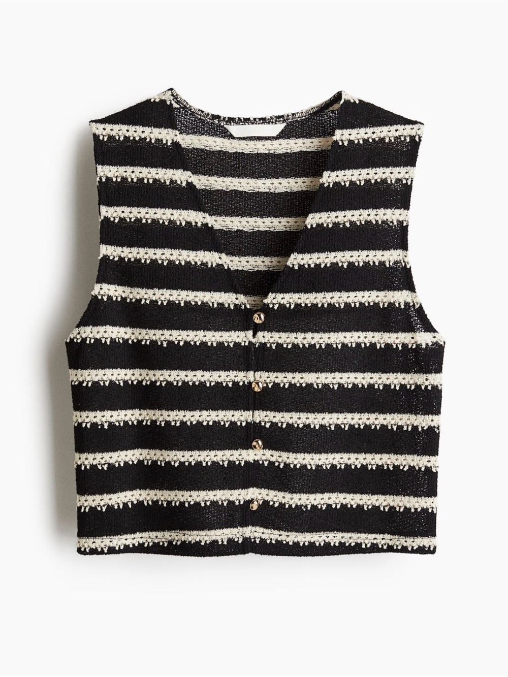 H&M textured jersey waistcoat